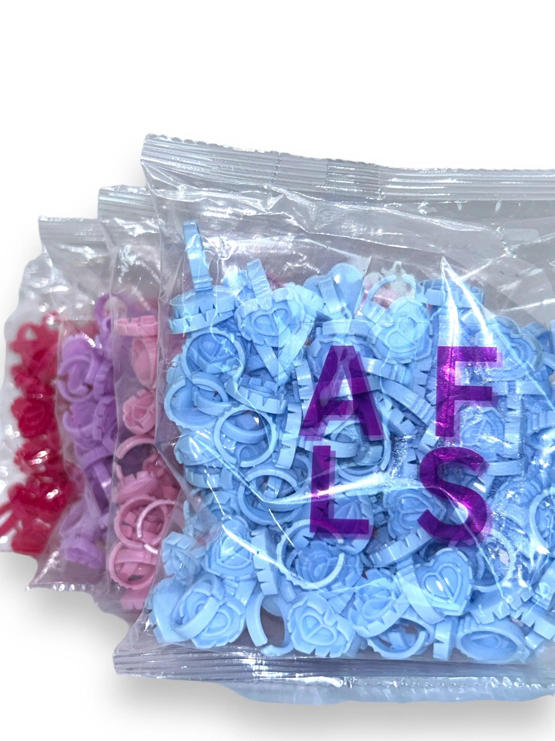 100pc Glue Rings