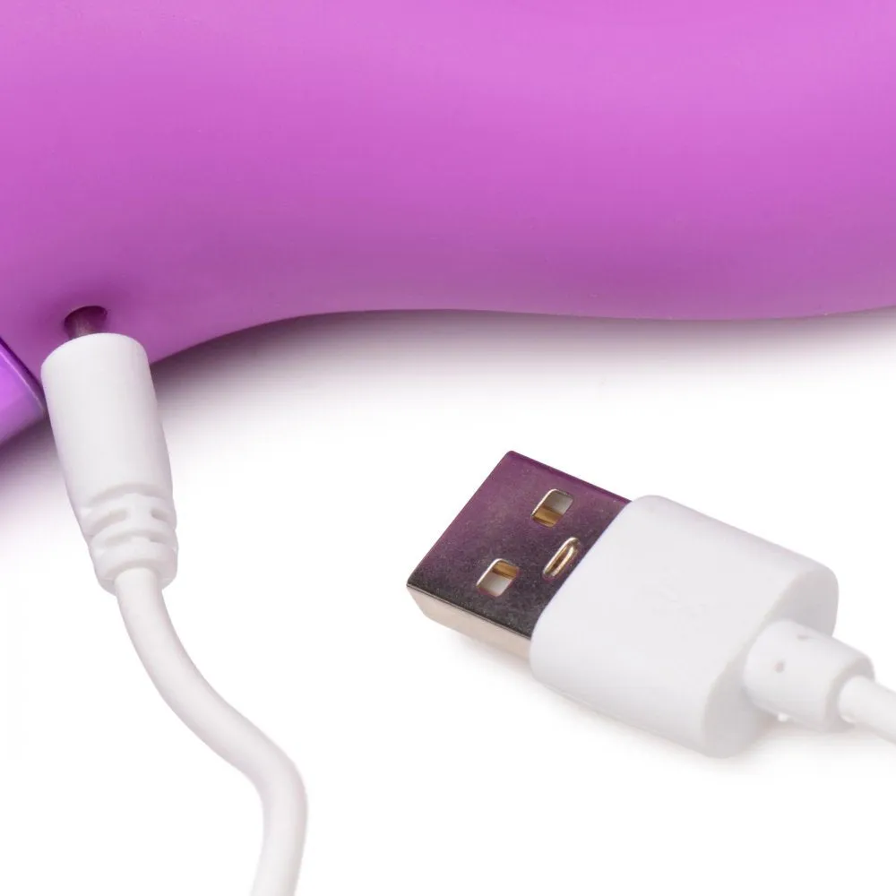 10X Triple Rabbit Silicone Vibrator