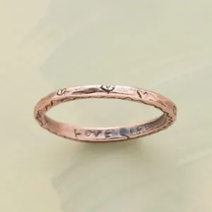 14Kt Rose Gold Vitality Ring