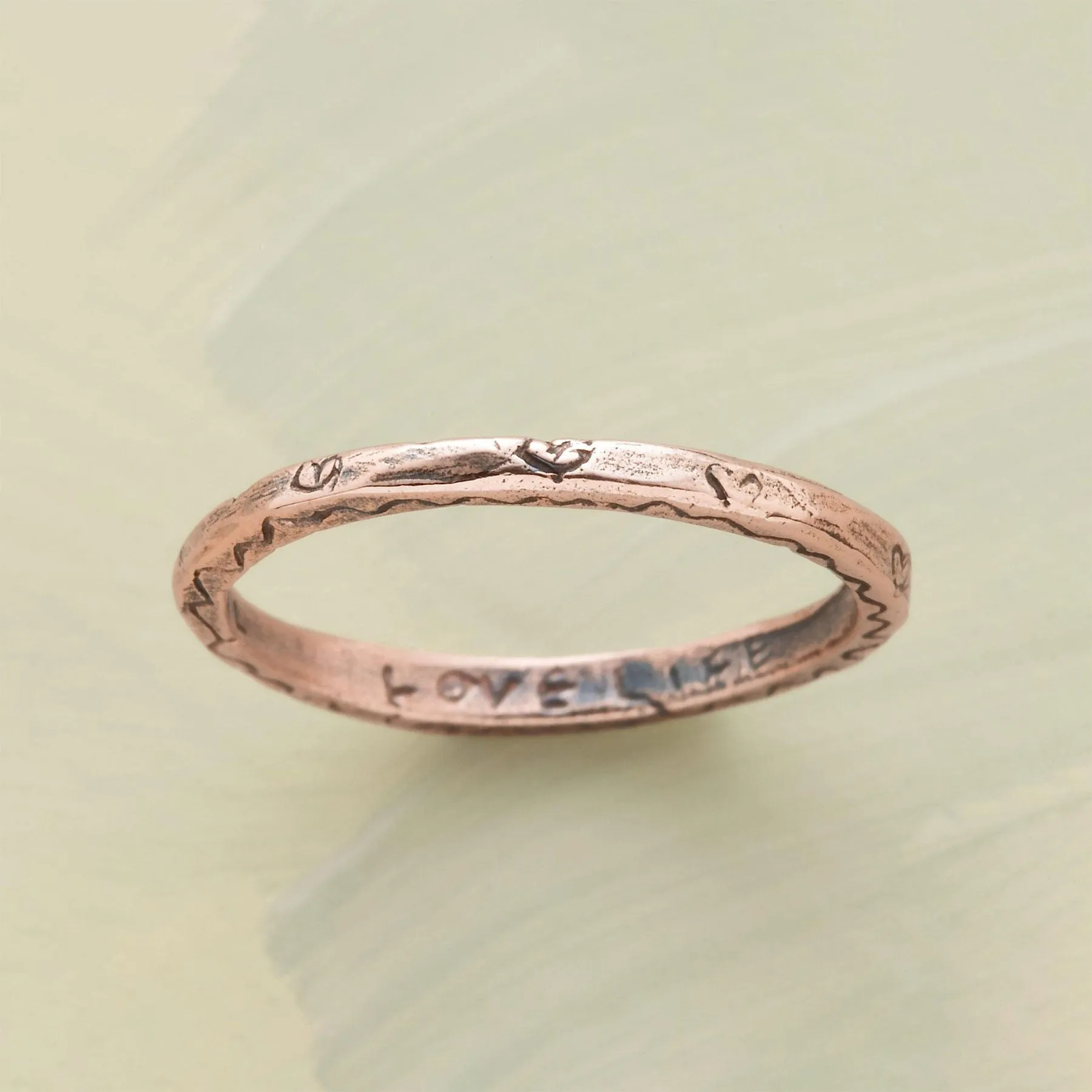 14Kt Rose Gold Vitality Ring