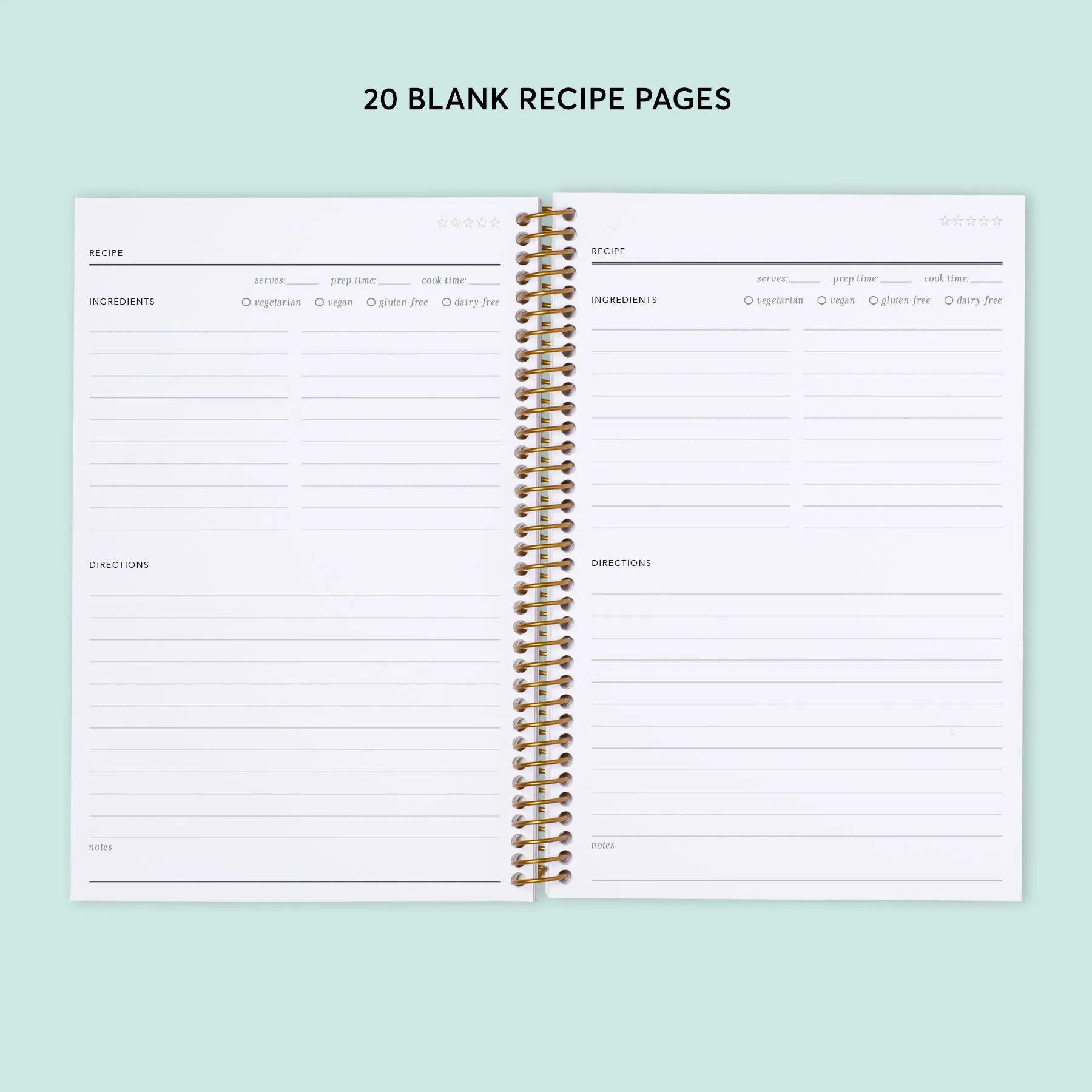 6x9 Meal Planner - Navy Watercolor Floral