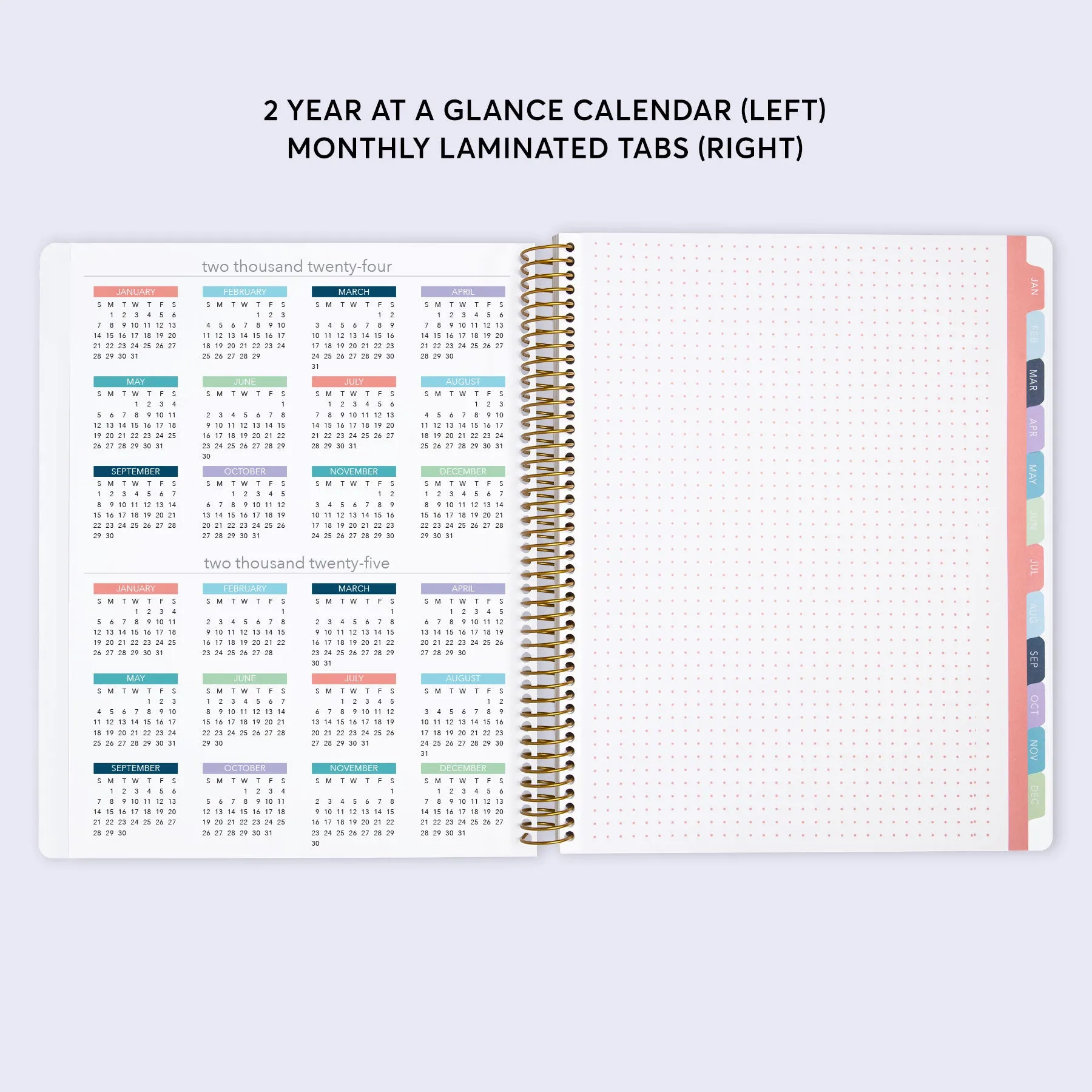 8.5x11 Student Planner - Flirty Florals Mauve