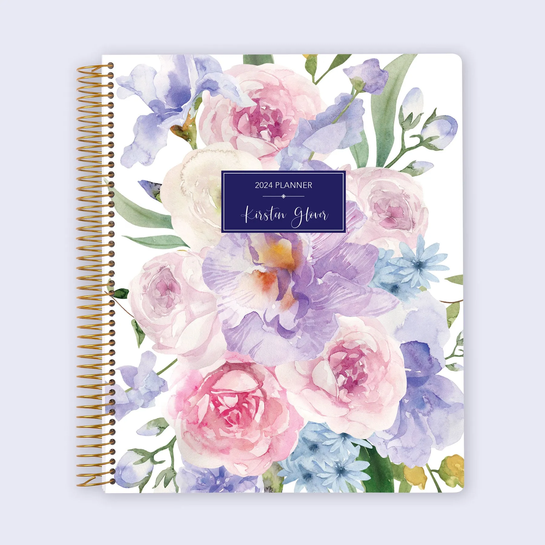 8.5x11 Student Planner - Flirty Florals Mauve
