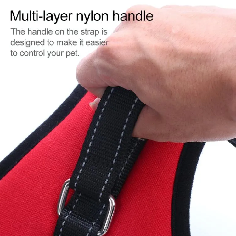 Adjustable Chest Strap For Dogs Size Xl Black