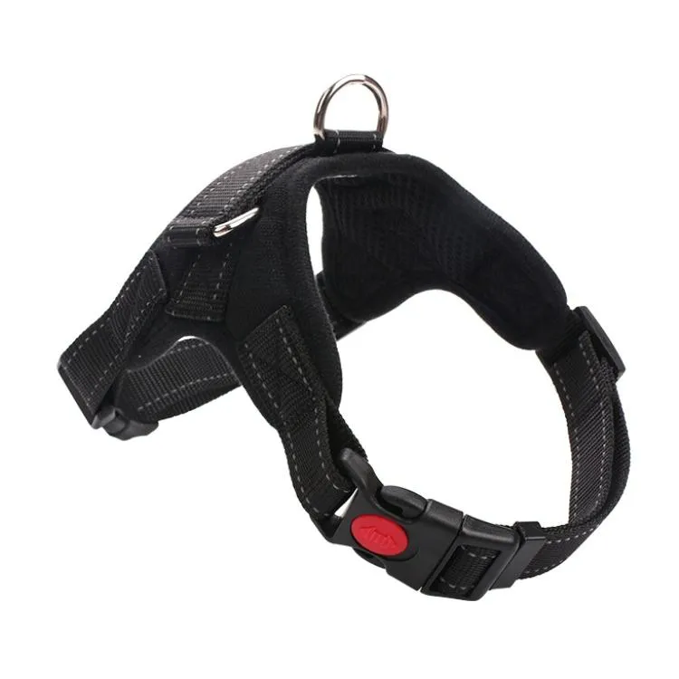 Adjustable Chest Strap For Dogs Size Xl Black