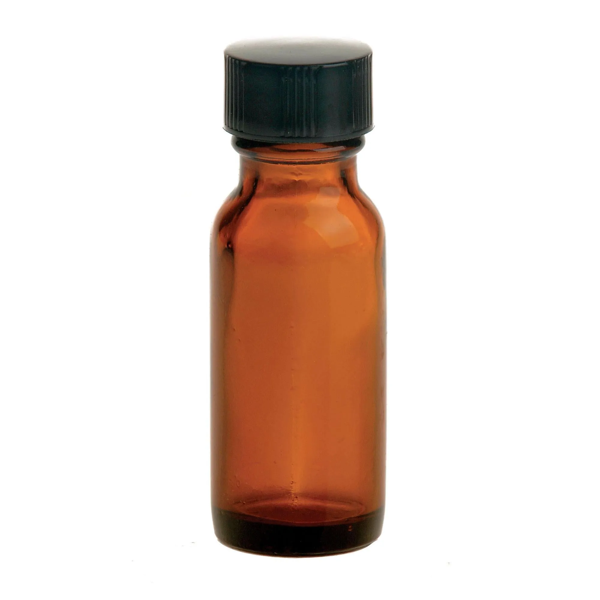 Amber Bottle with Lid
