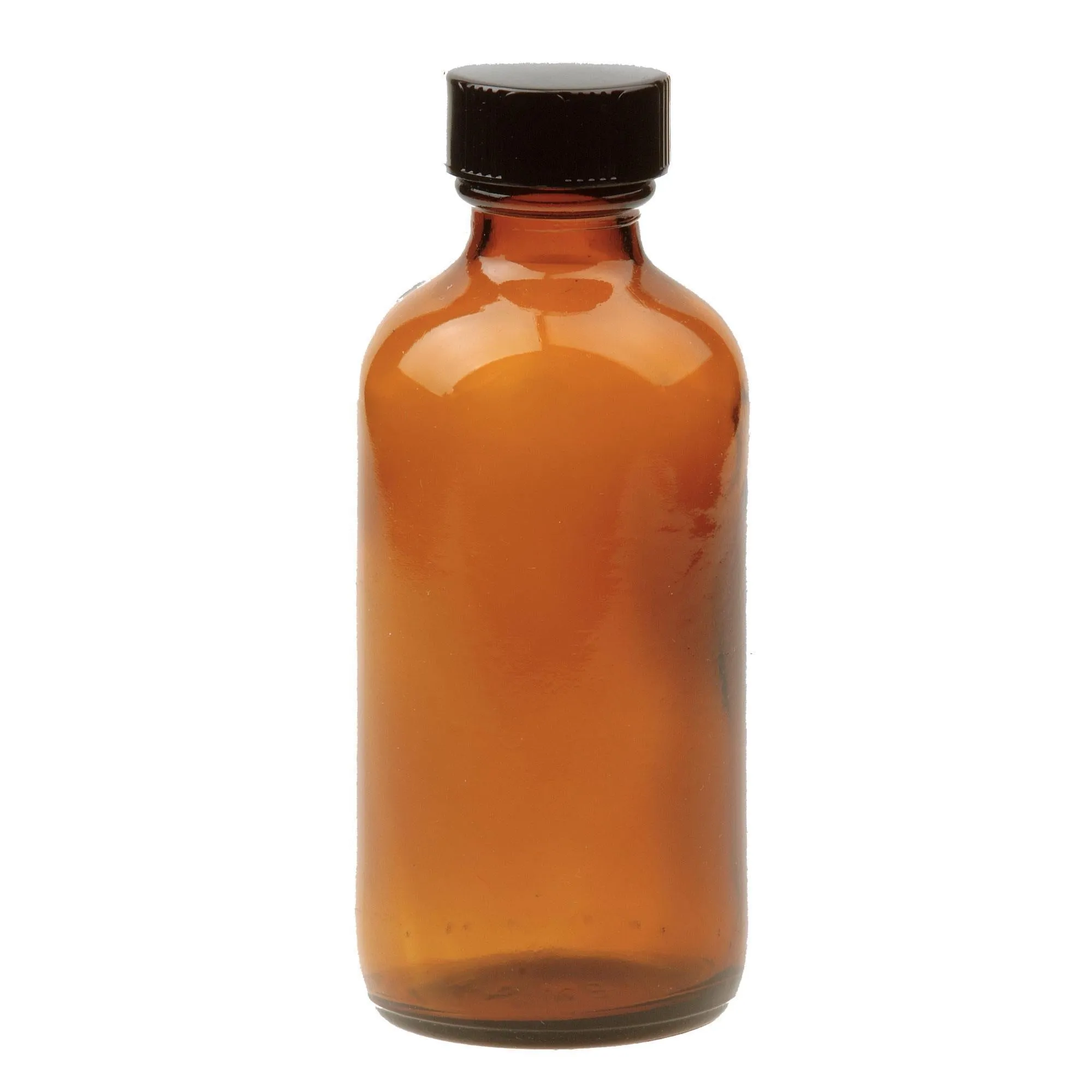Amber Bottle with Lid