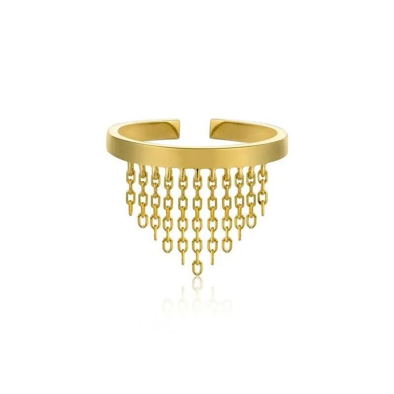 Ania Haie Fringe Fall Ring