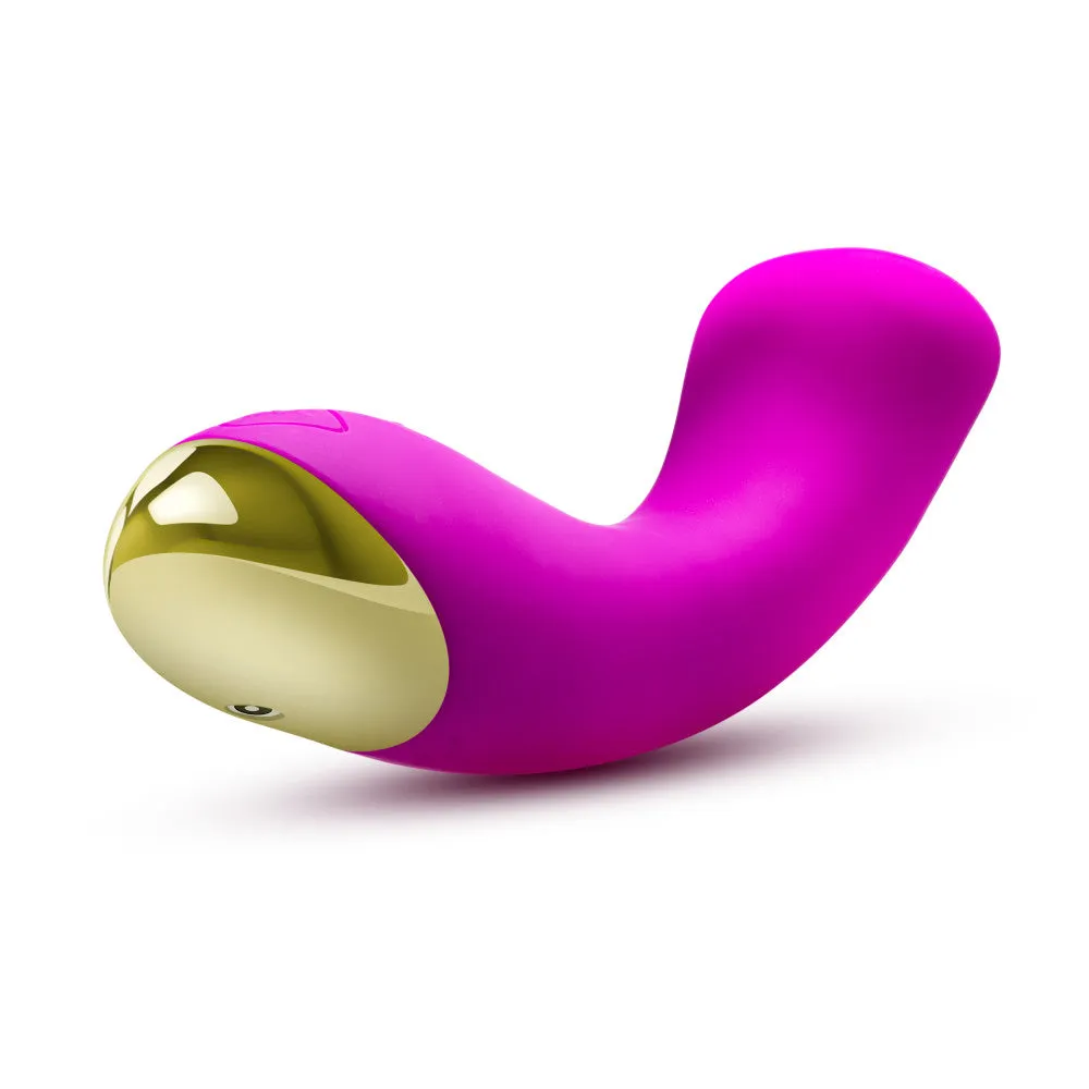 Aria By Blush® | Bangin' AF: Enhanced G-Spot Stimulation Purple Silicone Vibrator with Powerful RumboTech™ Technology