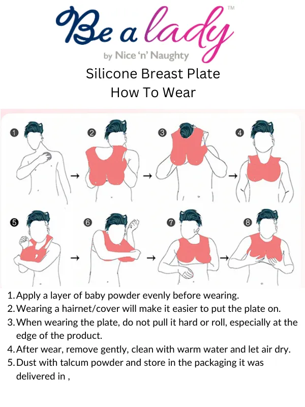 Be a Lady Silicone Breast Plate
