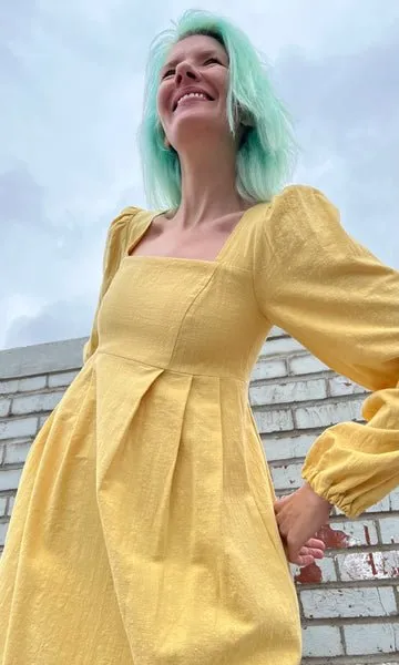 Birds of North America Marlinspike Dress - Sunflower (Online Exclusive)