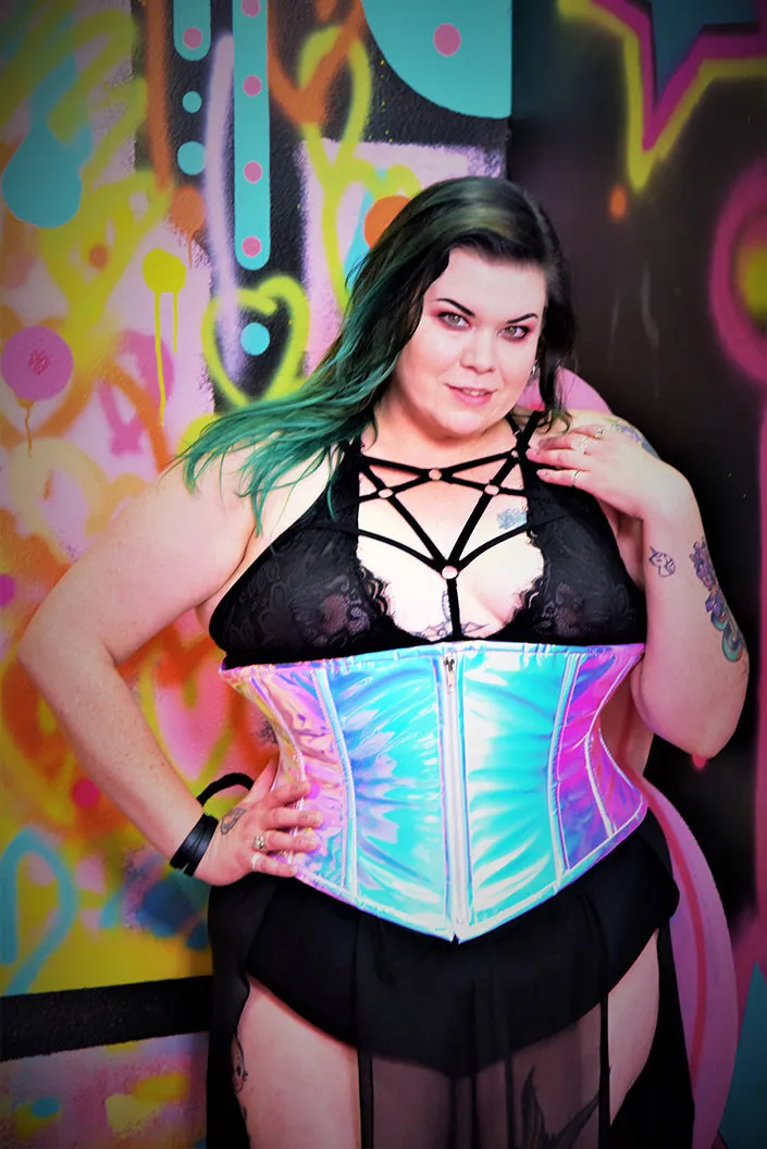 Black Web Harness Cage Bra Goth Fetish Lingerie