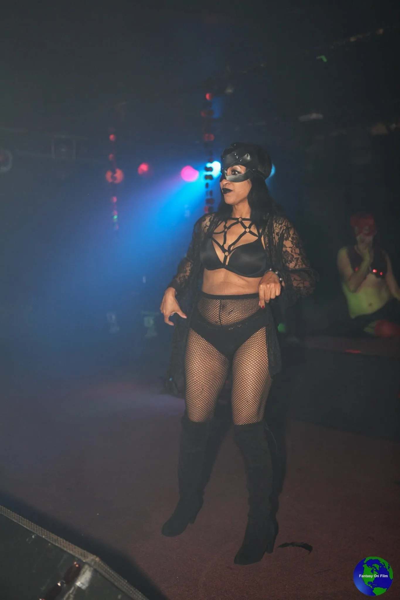 Black Web Harness Cage Bra Goth Fetish Lingerie
