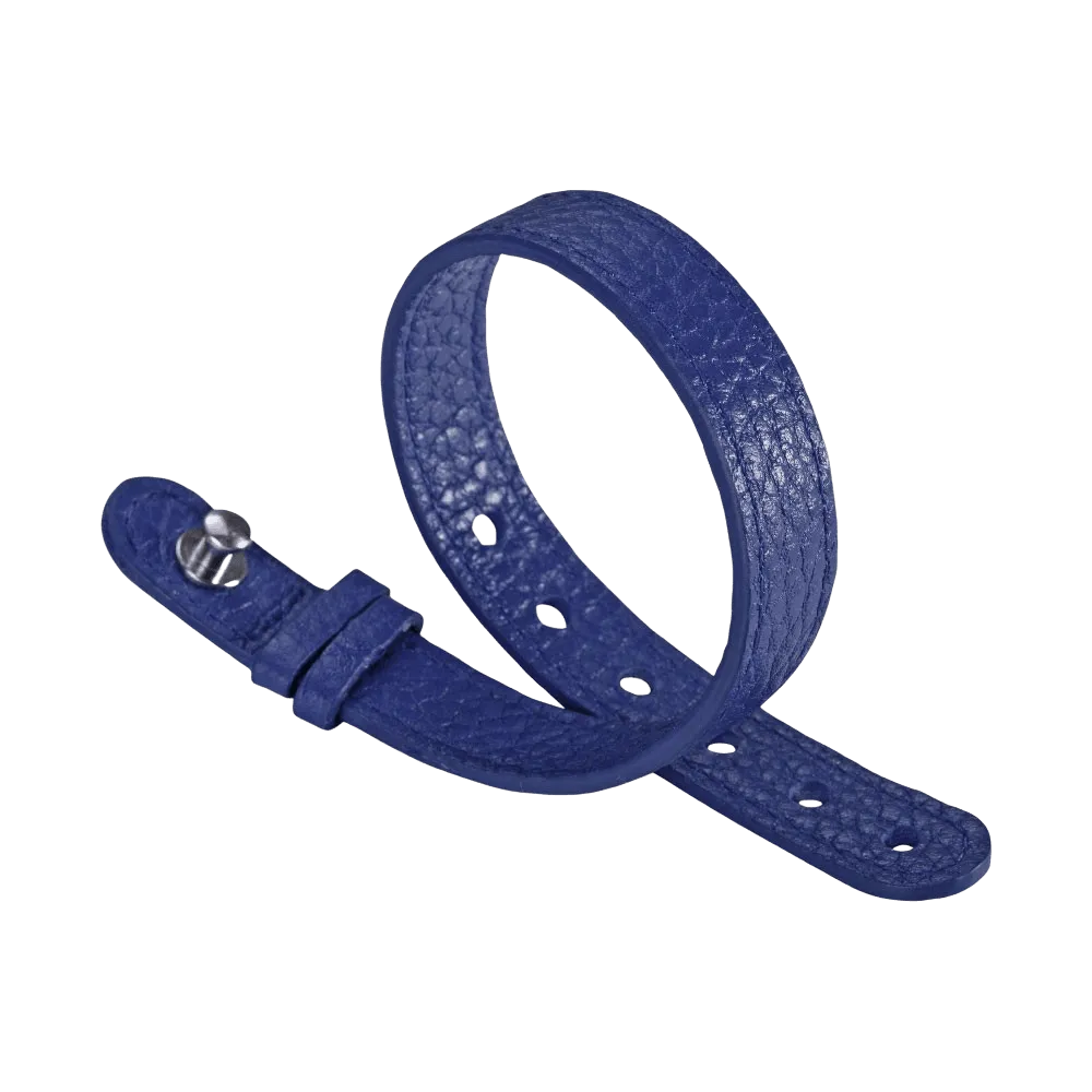Blue Leather Strap - For Steel Icon - Model 10-CBLST
