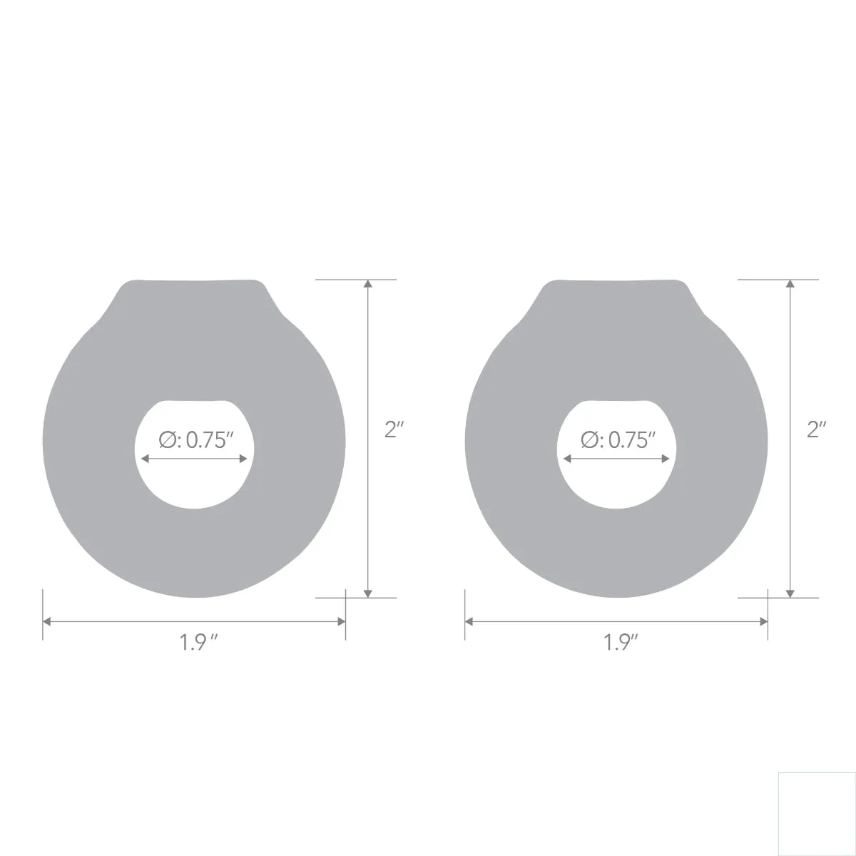 Blue Line Ultra Stretch Stamina Endurance Cock Ring Set 2 Pack Blue