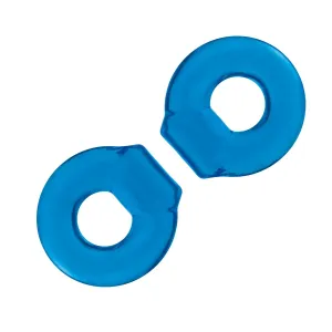 Blue Line Ultra Stretch Stamina Endurance Cock Ring Set 2 Pack Blue
