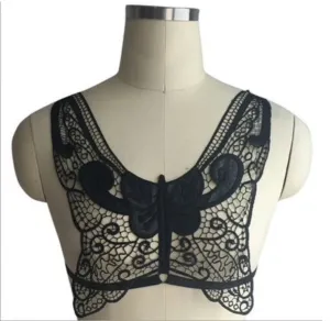 Butterfly Lace Harness Bra Goth Fetish Lingerie