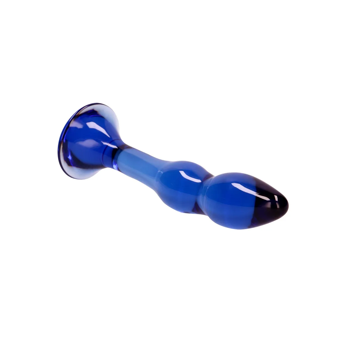 Chrystalino Gallant Glass Dildo Blue 7 Inch
