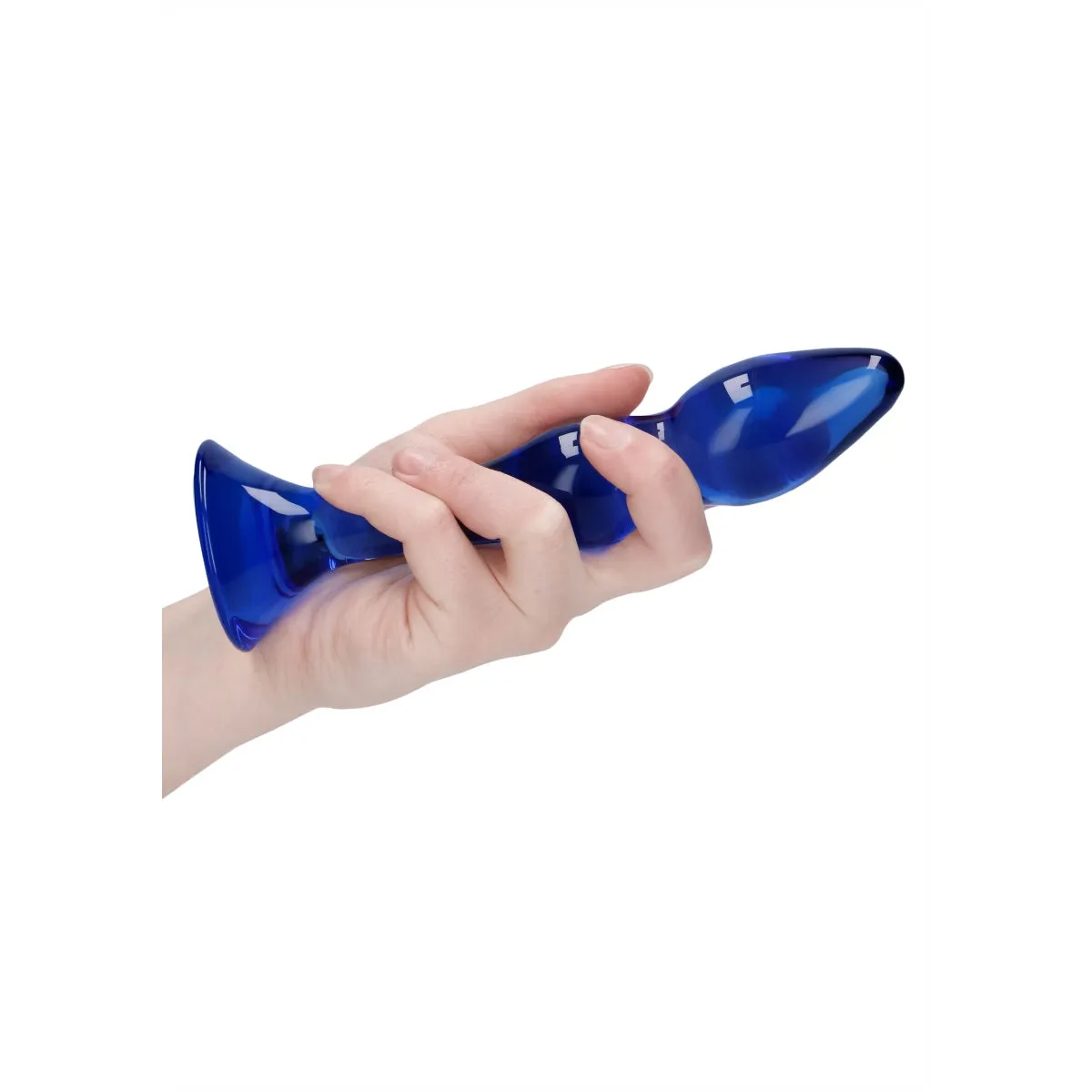 Chrystalino Gallant Glass Dildo Blue 7 Inch
