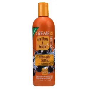 Creme of Nature Certified Natural Ingredients Acai Berry & Keratin Strengthening Shampoo 12oz