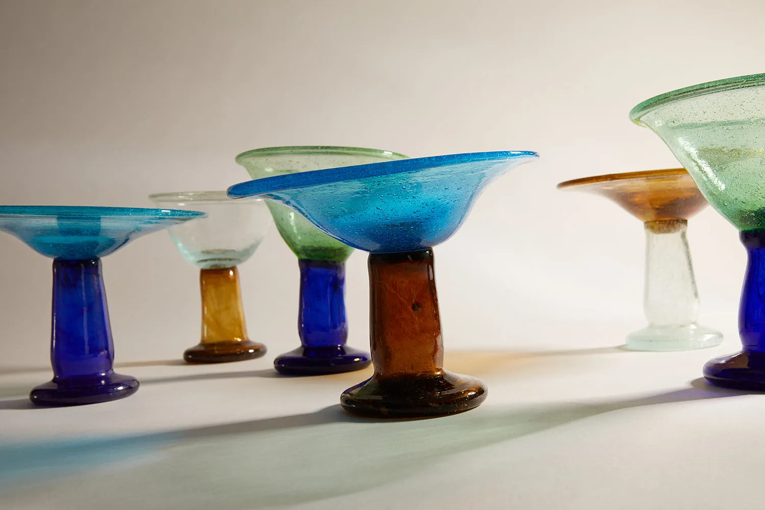 Dessert Coupe - Green & lapis