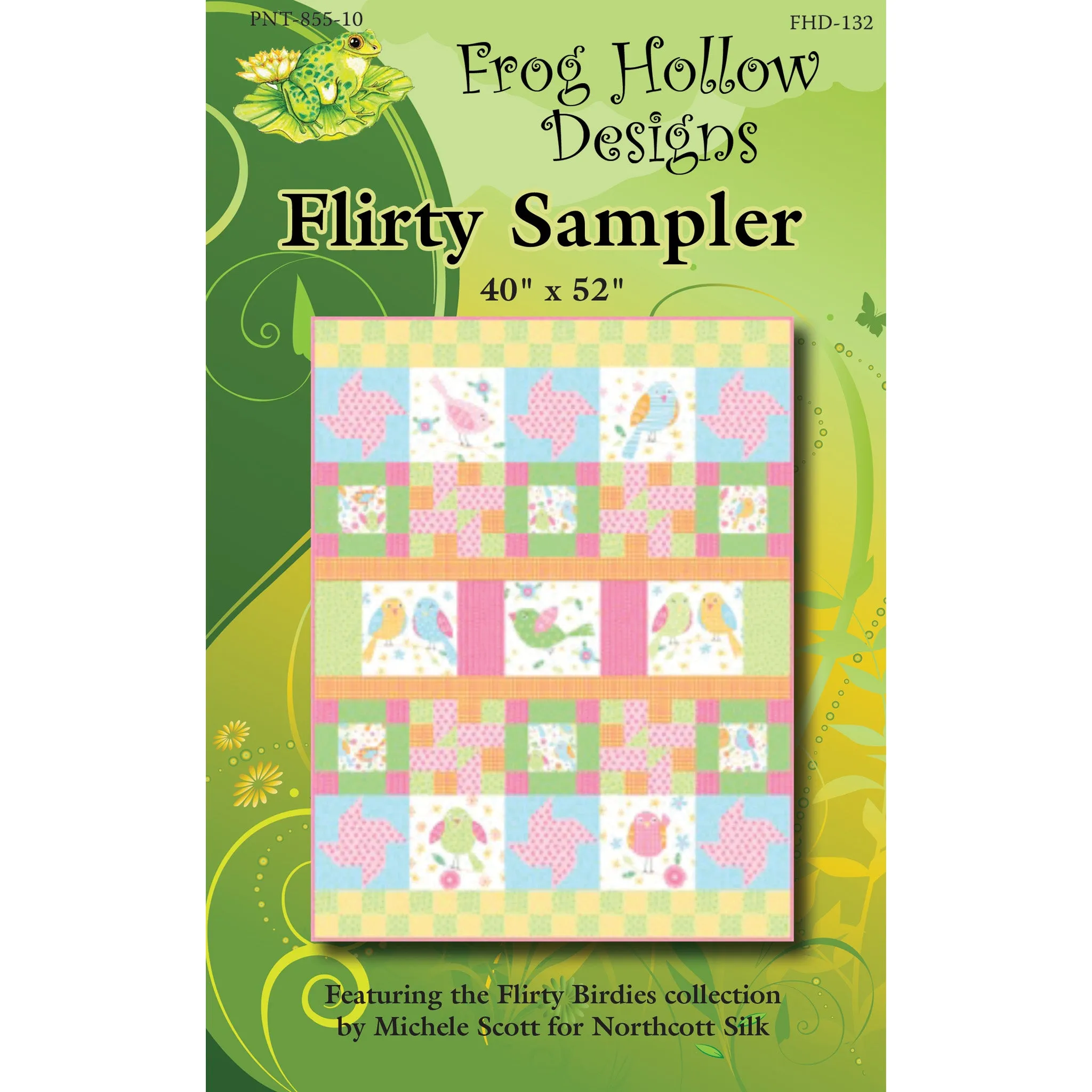 Flirty Sampler Quilt FHD-132e - Downloadable Pattern