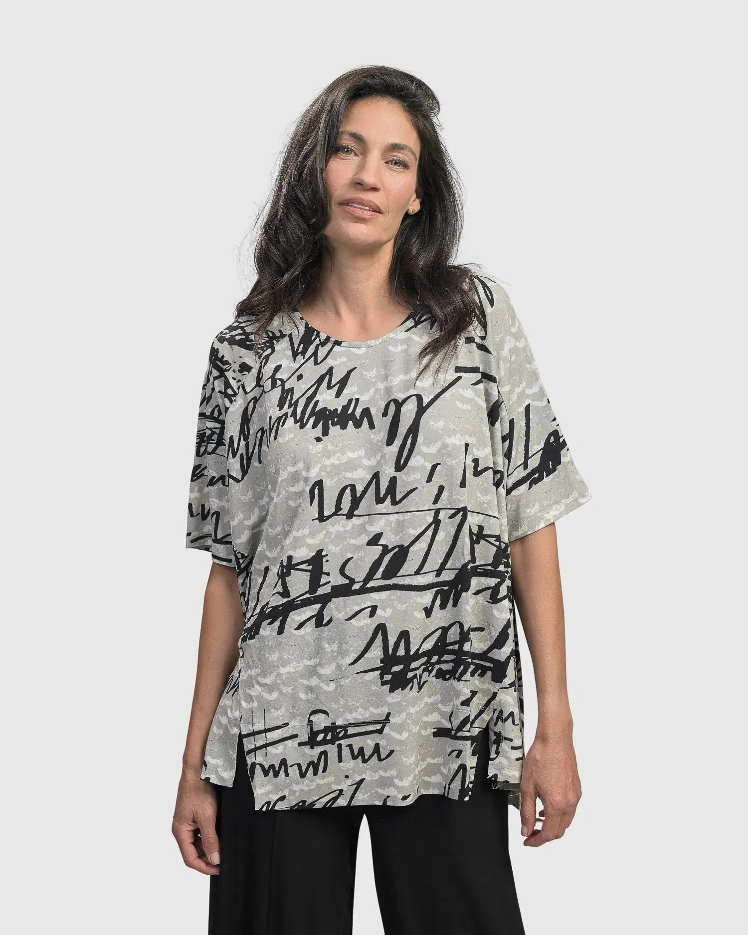 Flirty Swing T-Shirt, Script