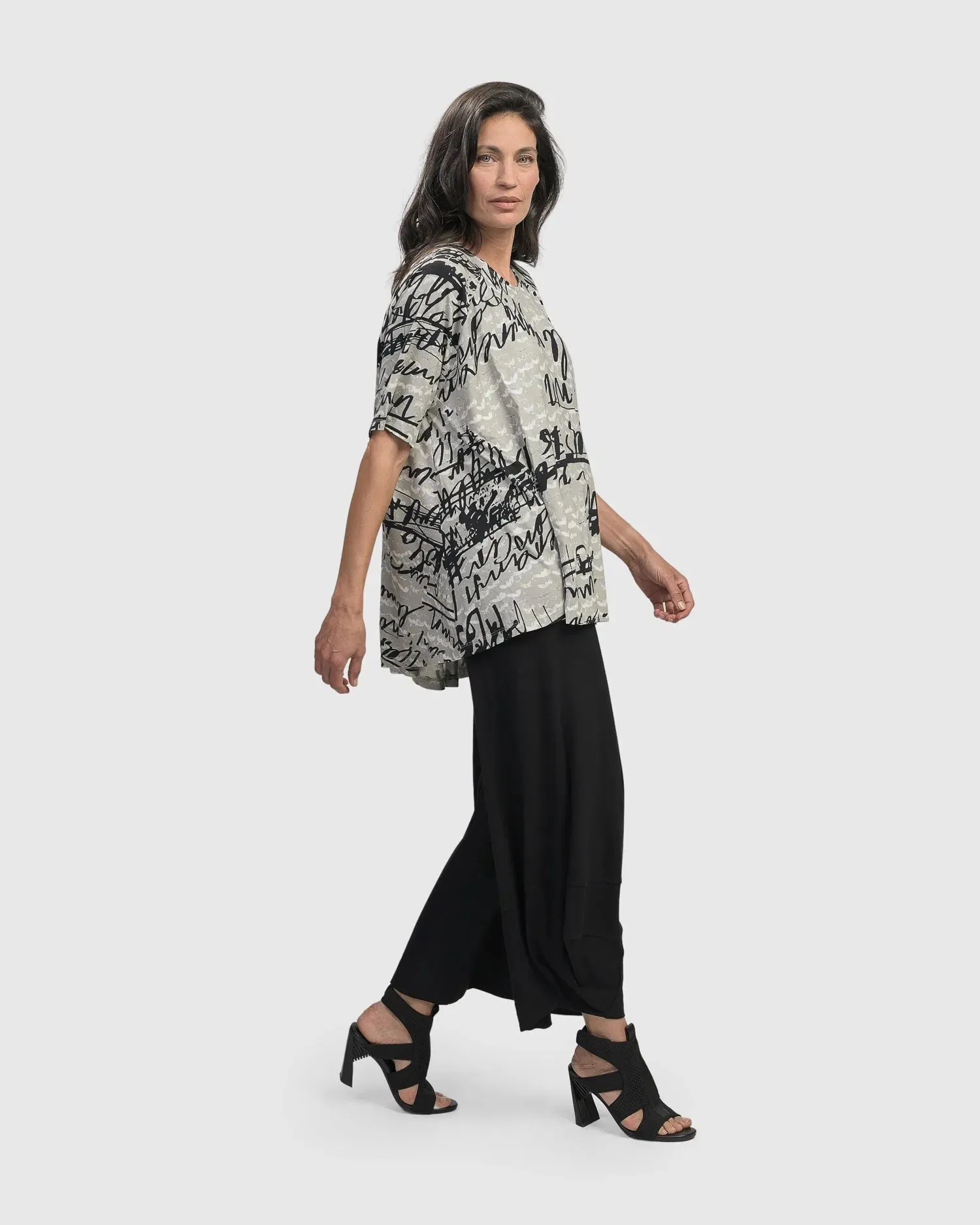 Flirty Swing T-Shirt, Script