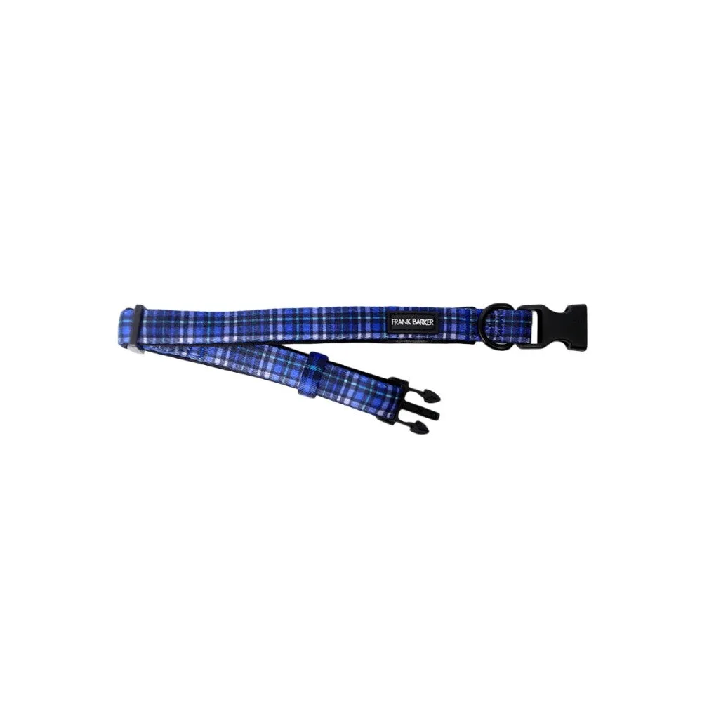 Frank Barker Collar Blue Plaid S