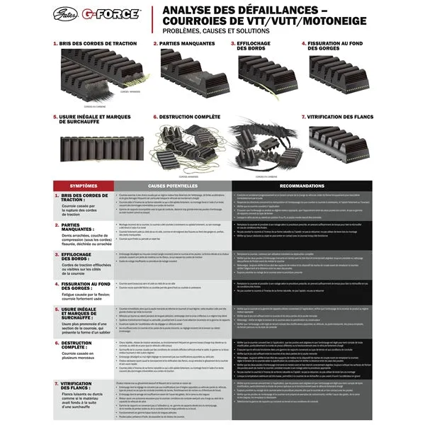 G-Force CVT Drive Belt 210130