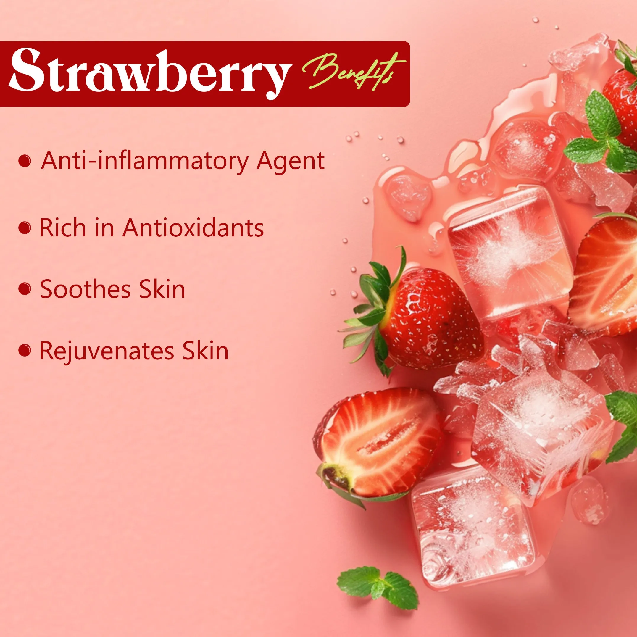 Good Vibes Strawberry Cooling Gel Body Lotion (210 ml) |Non-sticky Formulation | Instant Cooling Sensation | For Hydrating skin | For Healthy skin