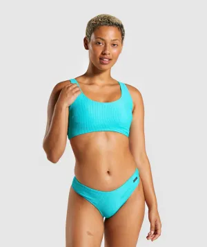 Gymshark Essence Bikini Top - Sea Blue