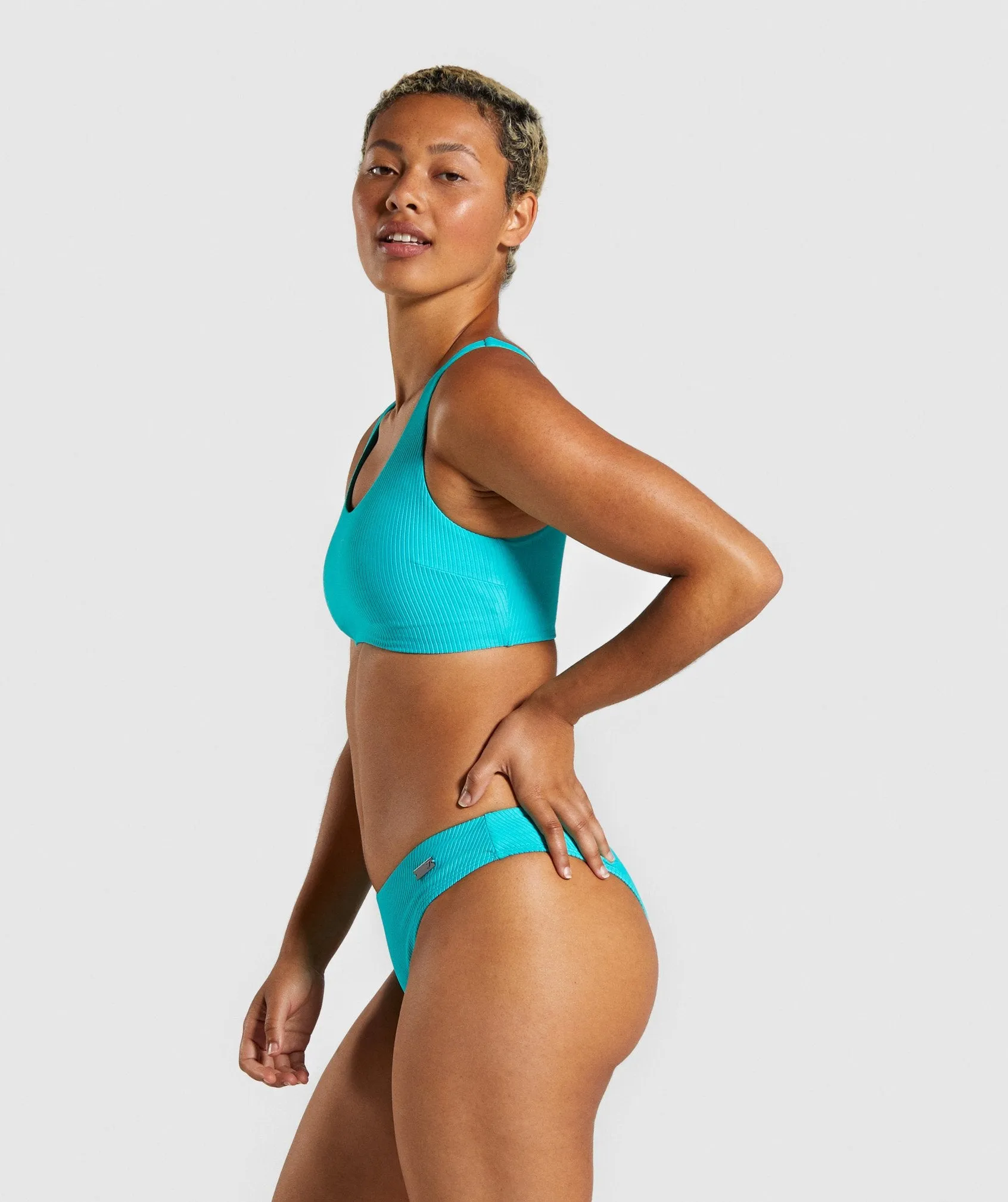 Gymshark Essence Bikini Top - Sea Blue