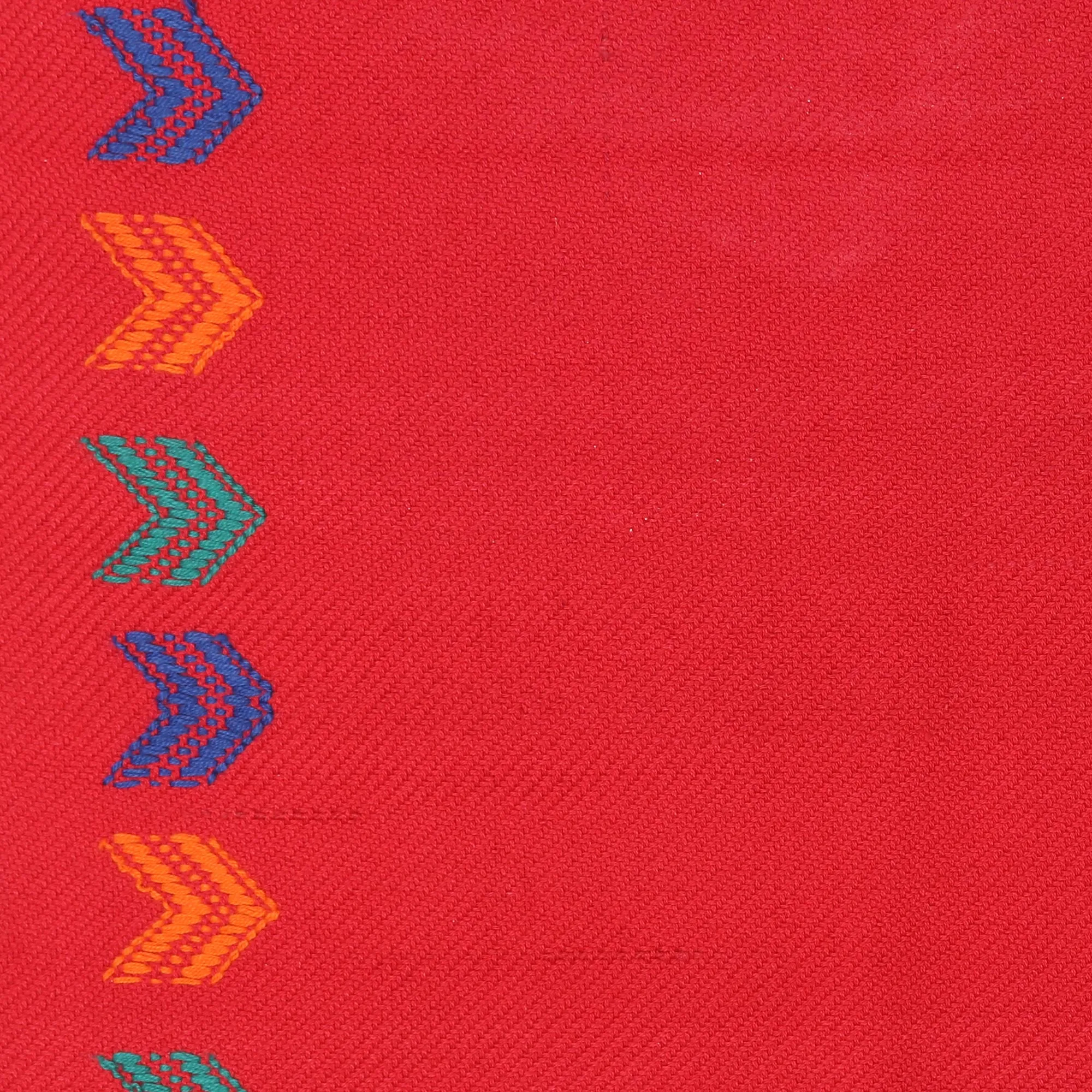 Handcrafted Cotton Red Runner Table Linen - Festive India