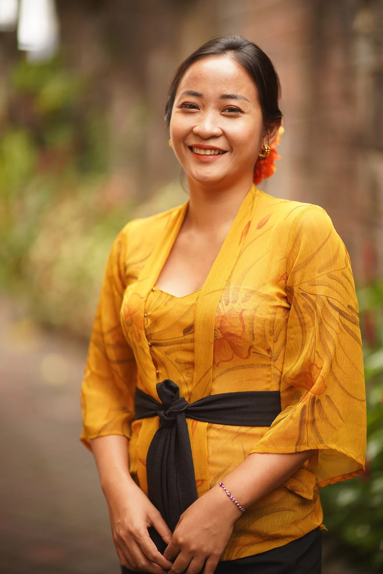 Handmade Batik Indonesian Sarong in Black and White - White Sun | NOVICA