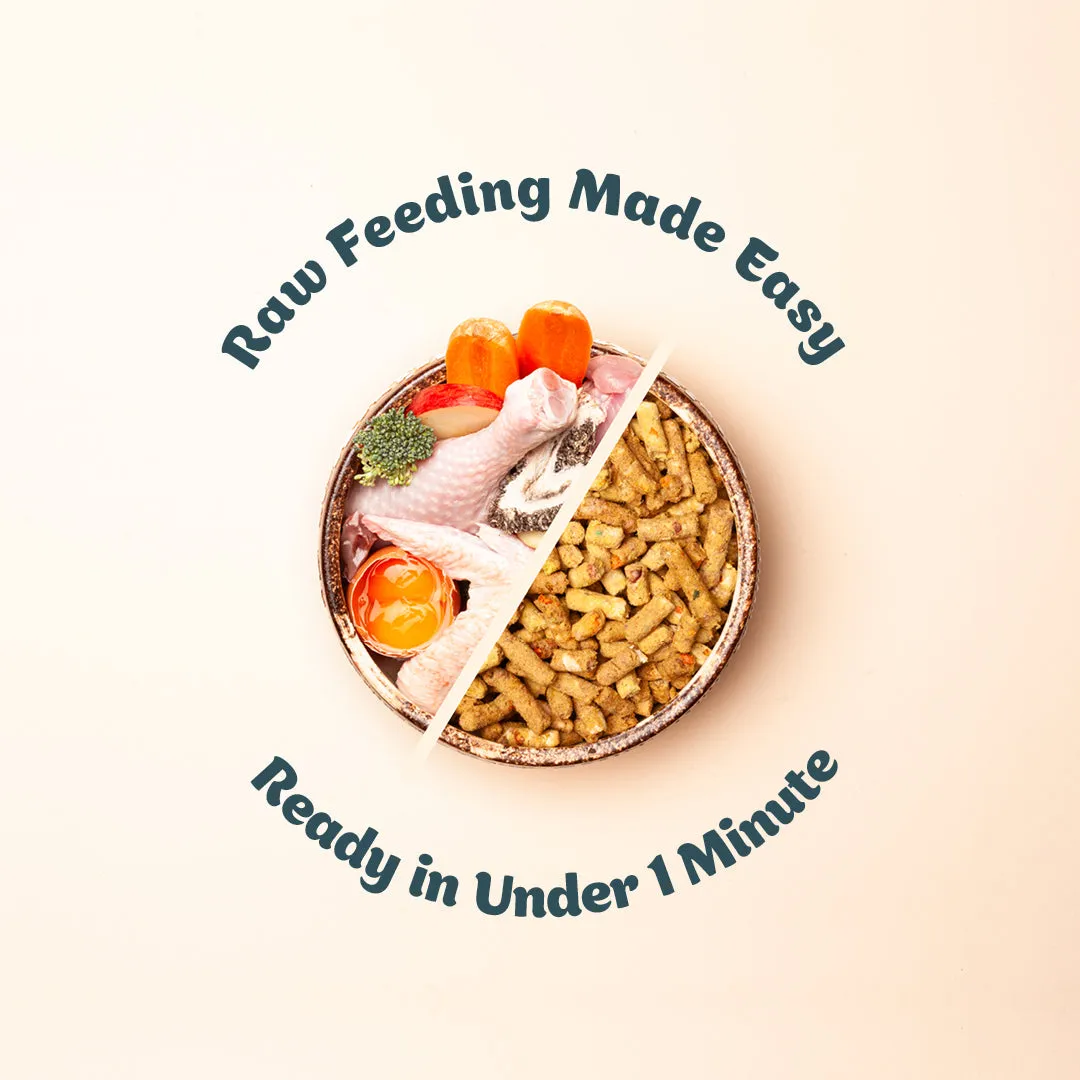 LARGE PACK COMBO | Free-Range 'Beef   Pork   Chicken' | Raw Freeze Dried Puppy Food