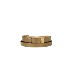 Maternity Skinny Belt - Gold Buckle