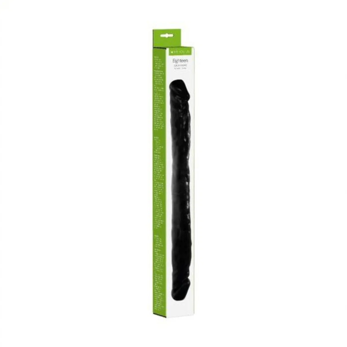 Me You Us Eighteen Double Ended Dildo Black 18 Inch