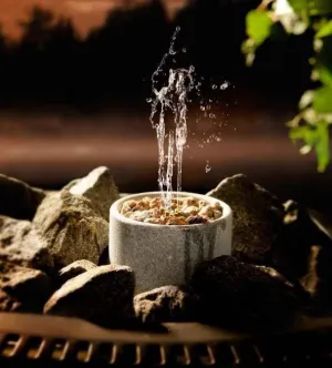 Medium Sauna Heater Fountain with Three Streams