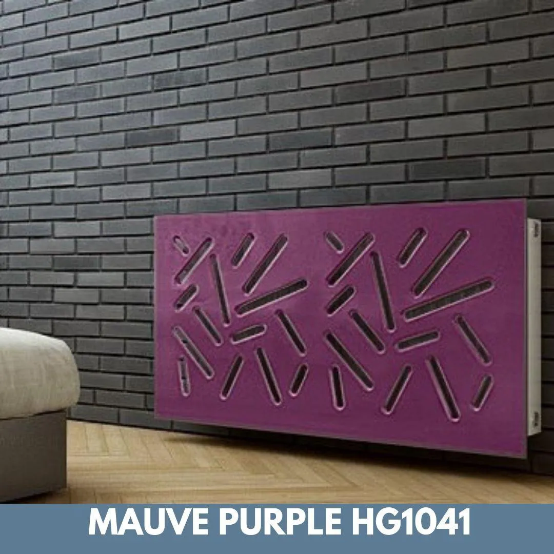 Modern Removable Radiator Cover with subtle STICKS Design HIGH GLOSS Finish & Colours