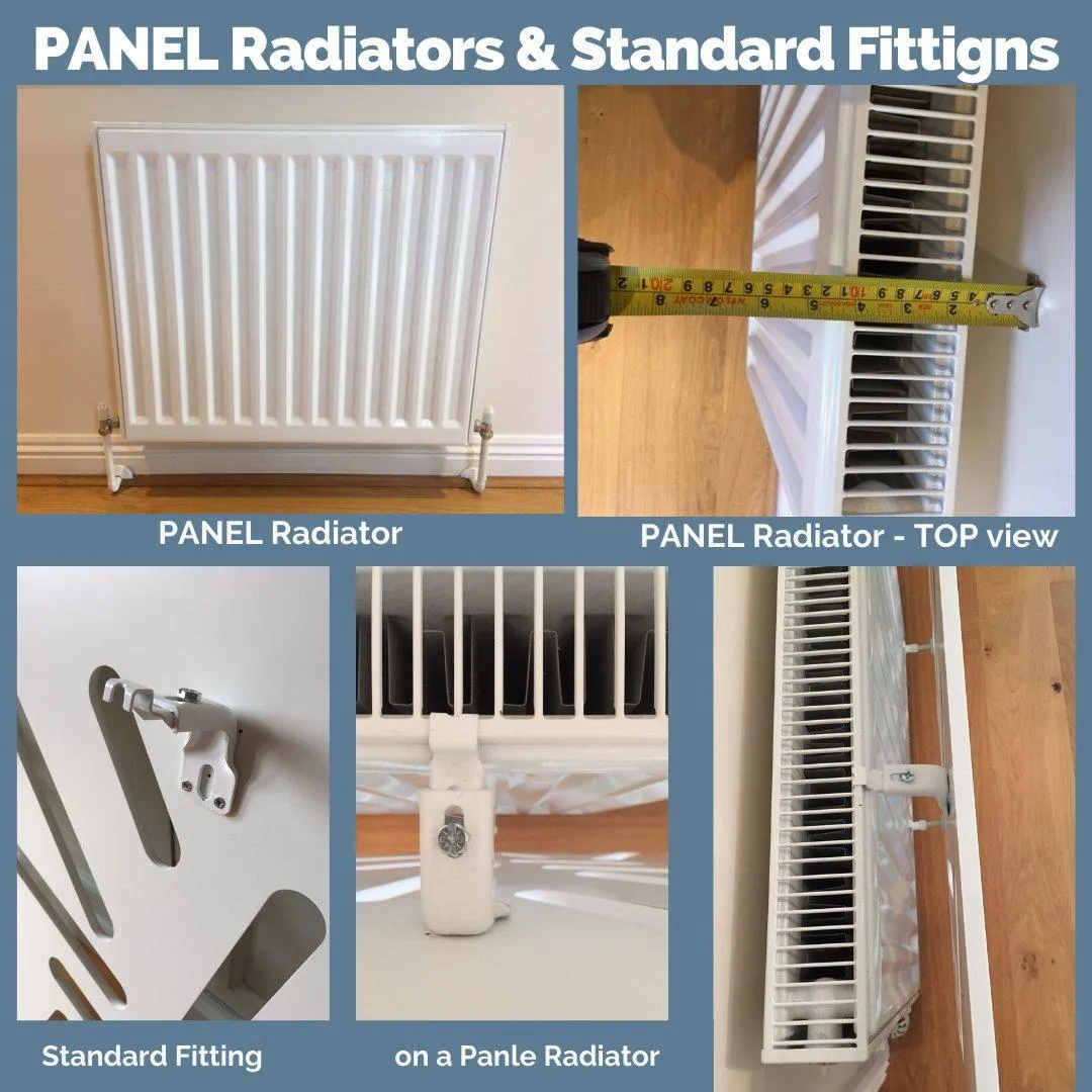 Modern Removable Radiator Cover with subtle STICKS Design HIGH GLOSS Finish & Colours