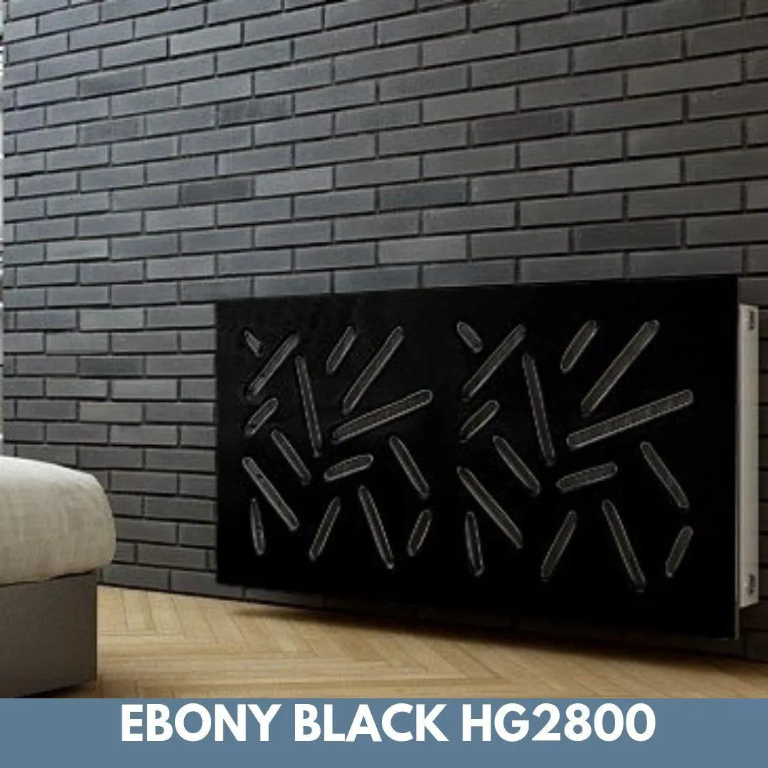 Modern Removable Radiator Cover with subtle STICKS Design HIGH GLOSS Finish & Colours