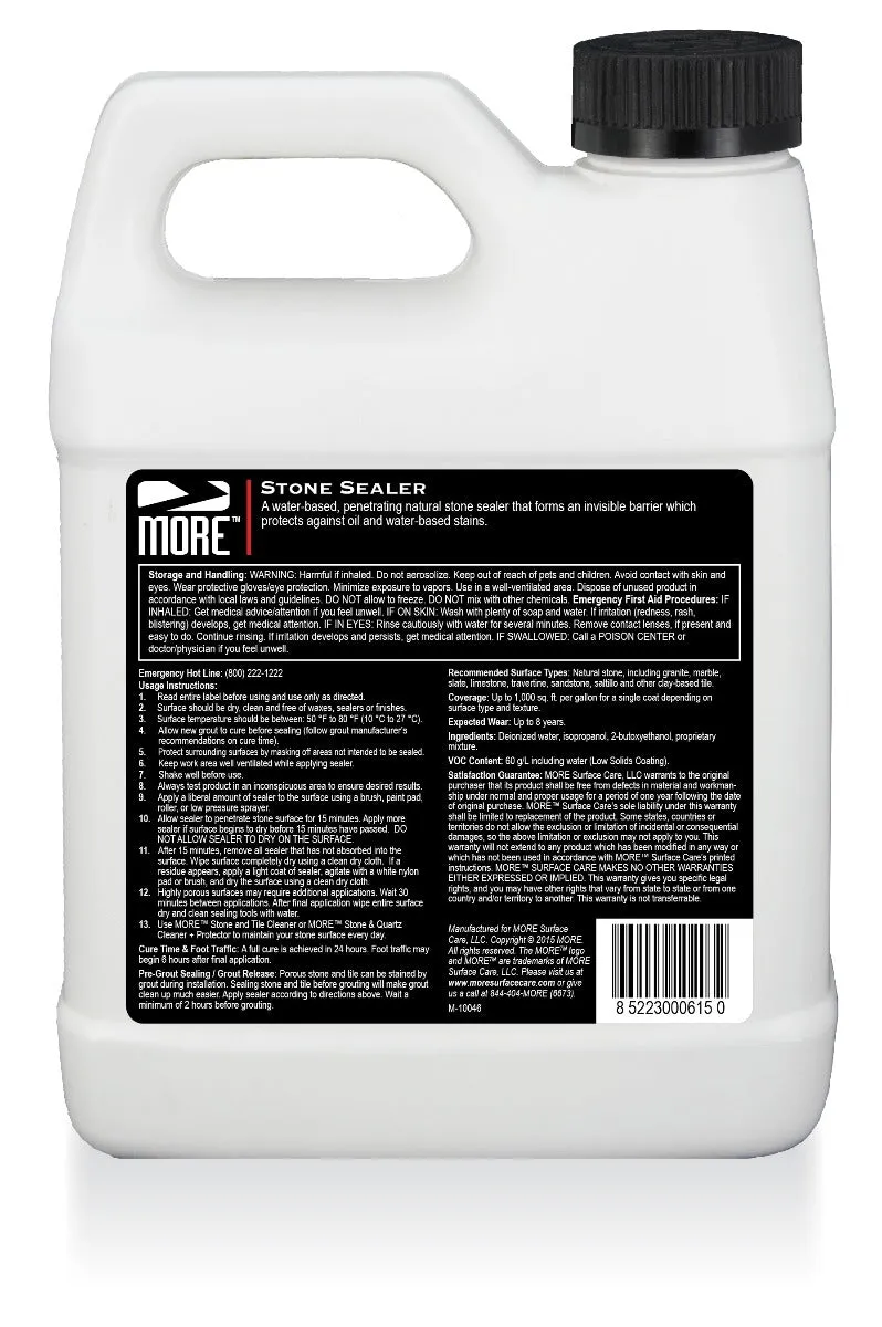 More Stone Sealer - 1 Quart