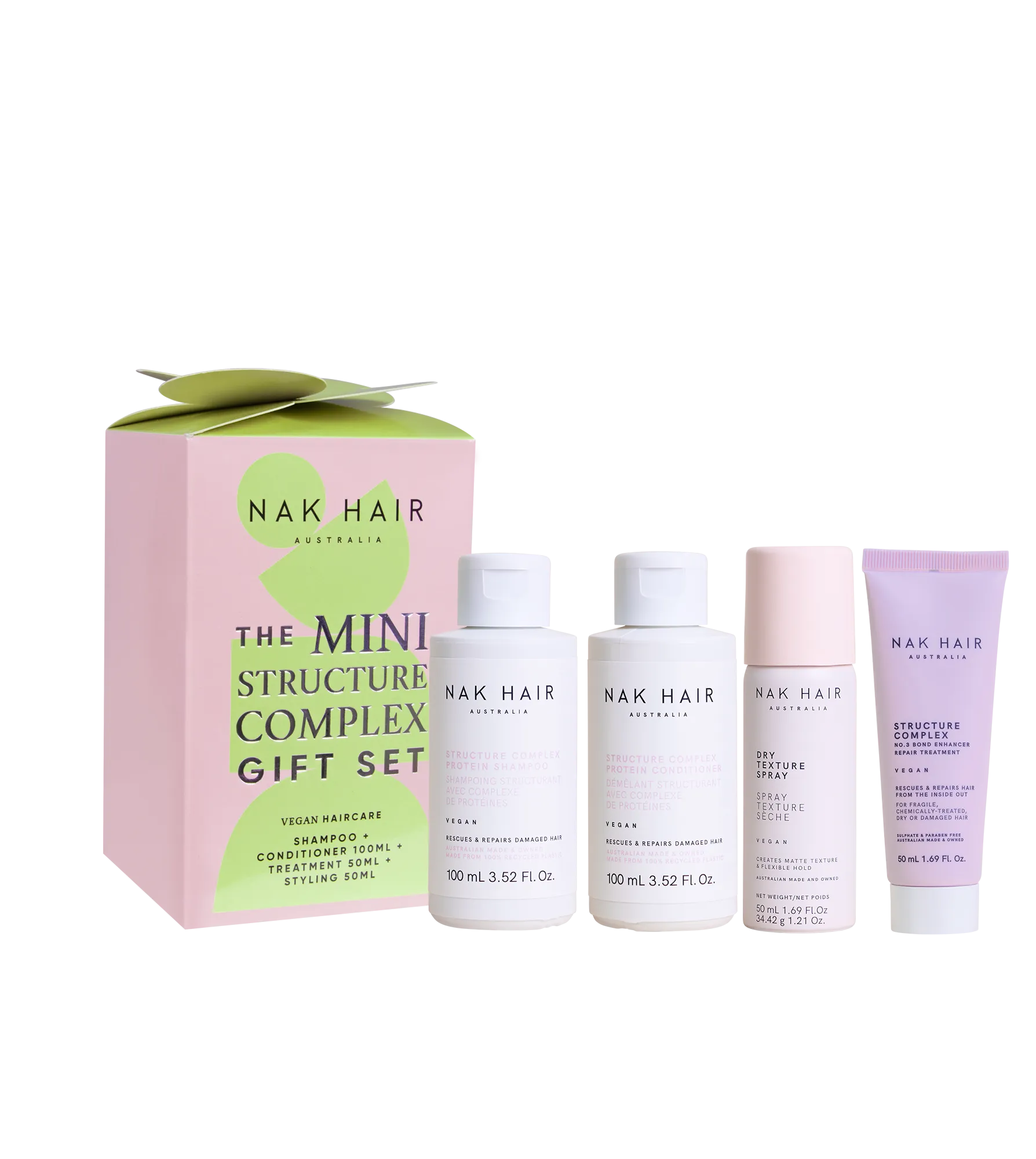 NAK Mini Quad Structure Complex Gift Set (Includes 4 Strengthening NAK Products)