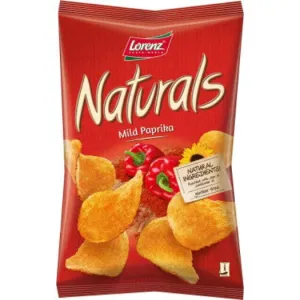 Naturals Mild Paprika Chips (Lorenz) 3.5 oz (100g)
