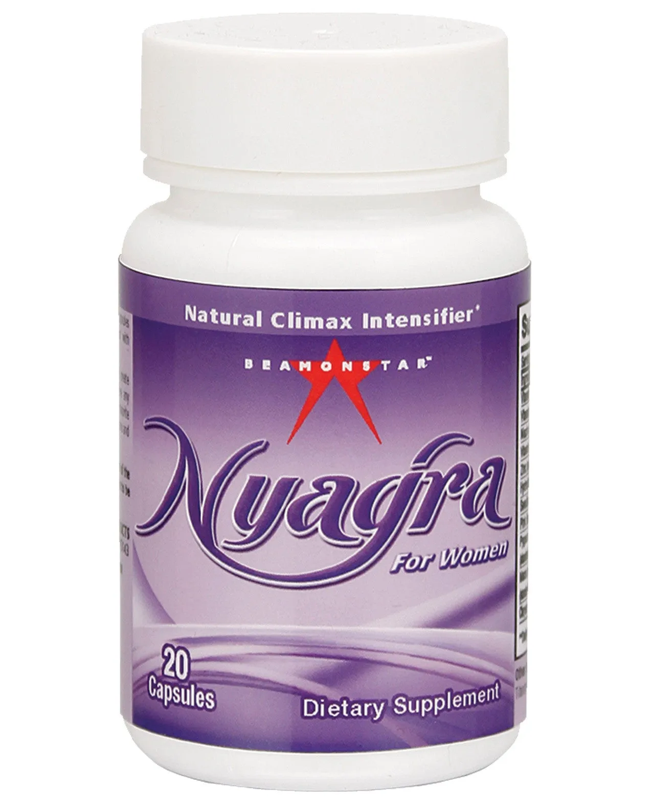 Nyagra Female Climax Intensifier - Bottle of 20 Capsules