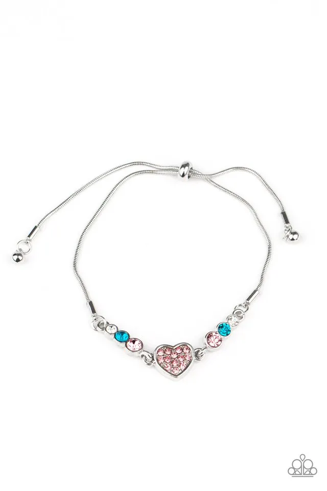 Paparazzi Bracelet ~ Big-Hearted Beam - Multi
