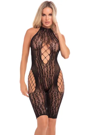 PL27032 Sexy Lingerie Bedroom Wear Spin Me Bike Short Bodystocking