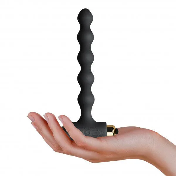 Rocks-Off Pearls Petite Sensations Anal Beads Black