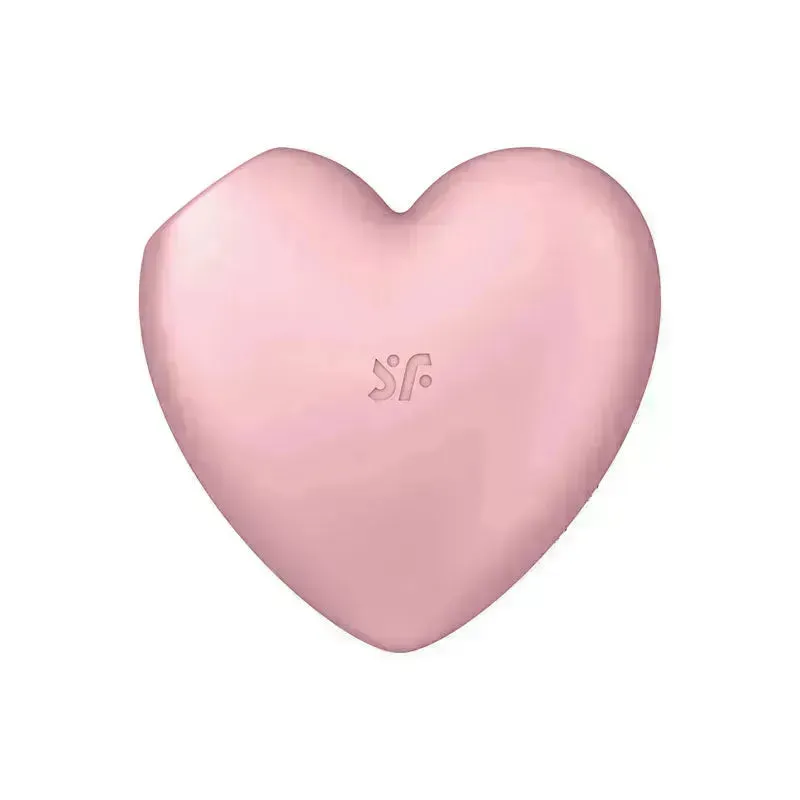 Satisfyer Cutie Heart - Light  - Light  USB Rechargeable Air Pulsation Stimulator with Vibration